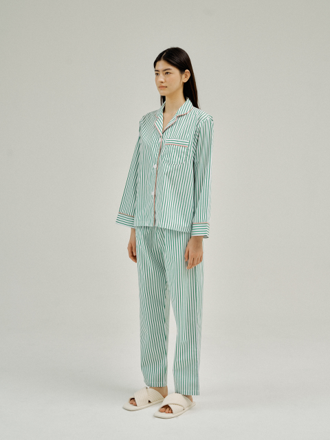 라운지웨어 - 조스라운지 (Jo`s lounge ) - (w) Green Tea Pajama Set