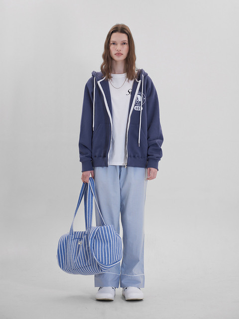 아우터 - 헤더먼트 (hetherment) - hether comfort hoodie (mid blue)
