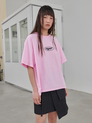 SAYER PRINT T SHIRT - PINK