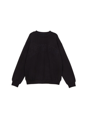 MATIN APPLIQUE ARCH SWEATSHIRT IN BLACK