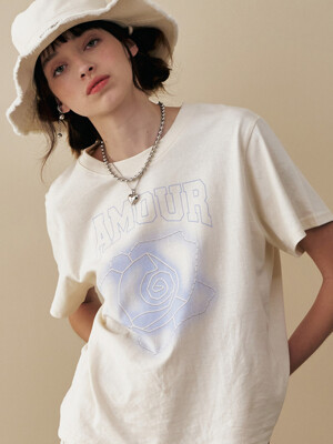 23 Summer_ Antique Cream Rose T-Shirts