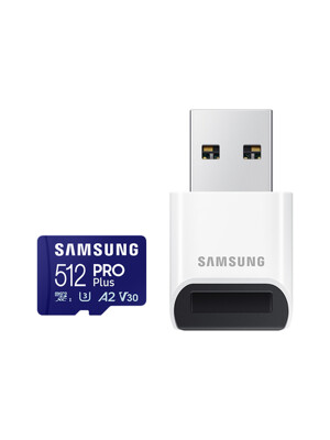 마이크로SD카드 PRO PLUS 512GB+리더기 MB-MD512SB/WW