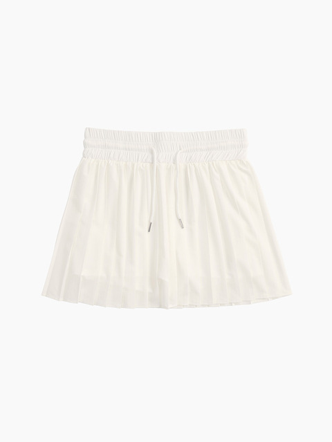 골프,스포츠웨어,스커트 - 미나수 (MENASOO) - MNS SIGNATURE PLEATS BANDING SKIRTS WHITE