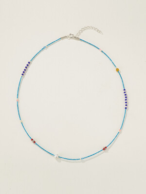 925 Turquoise Blue Point Necklace