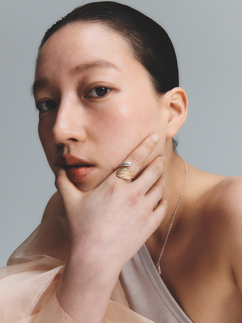 주얼리,주얼리 - 루미소브 (LUMISORB) - Plume ring(Half,Silver)