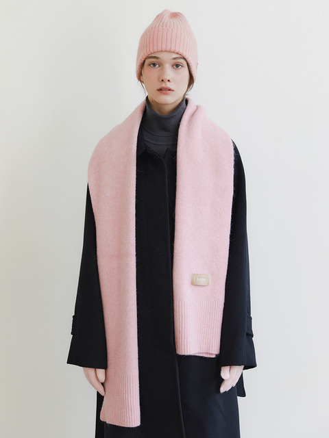 스카프/머플러,스카프/머플러 - 할렌 (halden) - heavy wool knit muffler (M017_pink)