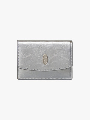 Bono accordion wallet - Silver