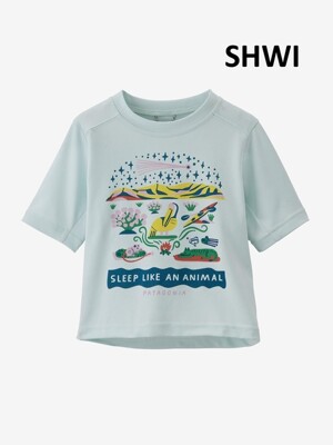 [공식] 24SS Baby Capilene® Silkweight T-Shirt 61266P5