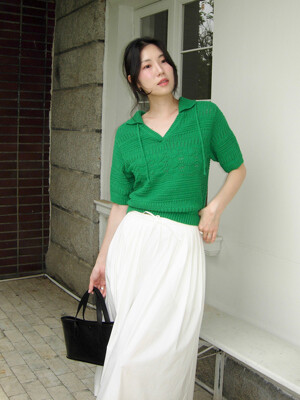 Tuck Flared Skirt _ 2color