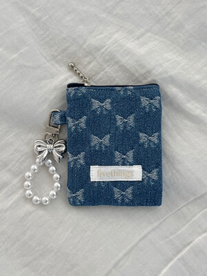 Ribbon Denim Pocket