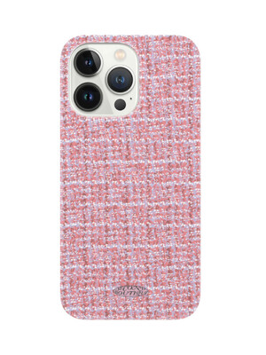 tweed pattern hardcase (pink)