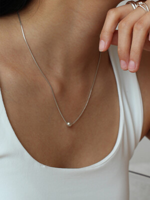 [Silver 925] Round Ball Necklace