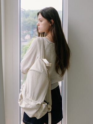 [키링증정] Big Pocket Backpack - Beige