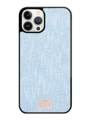 tweed blue Epoxy Phone Case 아이폰 갤럭시 에폭시 케이스