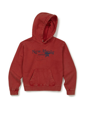 [Mmlg W] MM BLUR HOODIE (CHILLI RED)