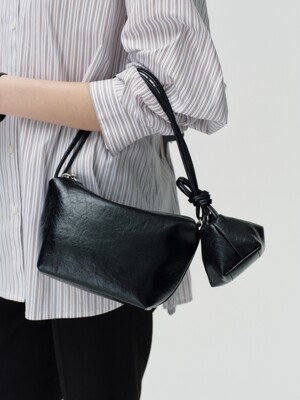 two way pouch - black