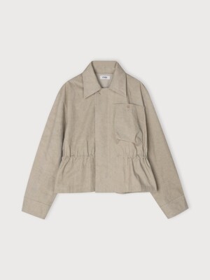 STRING TWILL JACKET (2COLORS)