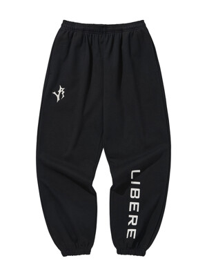 LOGO SWEAT PANTS / BLACK