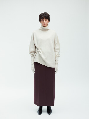 MONTA SKIRT (BURGUNDY)