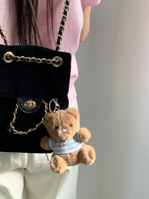 [선물포장][단독] 빈티지 곰돌이 키링 Vintage Bear Keyring_Brown_VH249OKE002M