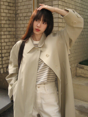 25SN vintage mac trench coat [P/BE]
