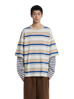 Striped Layered Long Sleeve T-Shirt