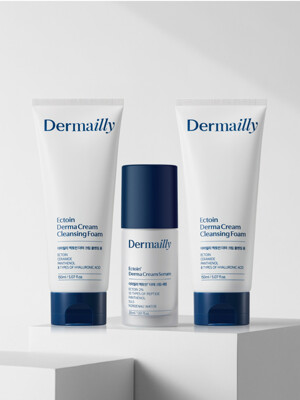 엑토인 더마 크림 폼클렌징 150ml 2개 + 세럼 30ml 1개