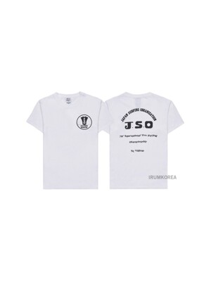 [와일드 동키] SS25 남성 JSO 티셔츠 T JSO WHITE