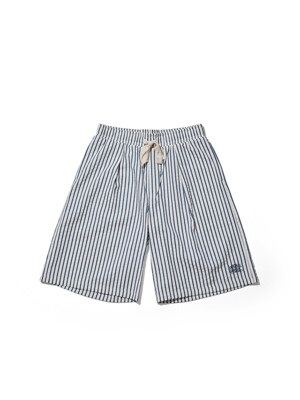 Stripe Bermuda Half pants Blue