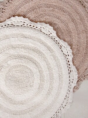 Round knitting mat (50x50)