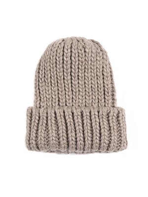 So Heavy knit Hat_BEIGE
