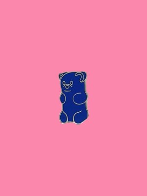BLUE GUMMY-BEAR Badge