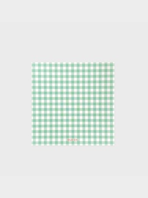 GINGHAM MEMO PAD - Mint