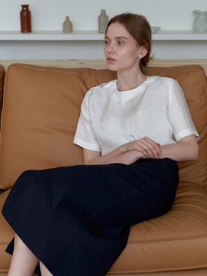 [4차] Crack half blouse_WHITE
