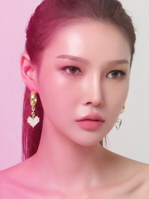 Twin Heart Earrings