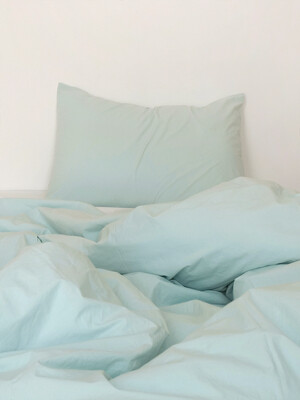 mint pillow cover