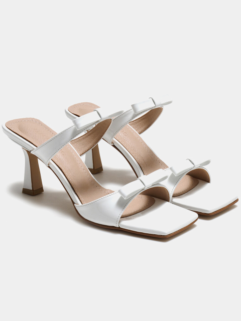 샌들 - 올클래식우먼 (ALLCLASSICWOMEN) - Ribbon Sandals White / ALCW022
