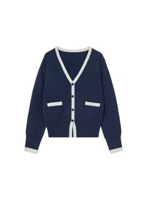 Spaceship Cardigan Women - Navy