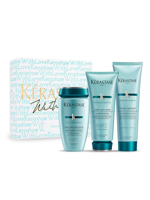 헤어케어 - 케라스타즈 (KERASTASE) - 레지스턴스 기프트 세트 [샴푸+트리트먼트+테르미크]