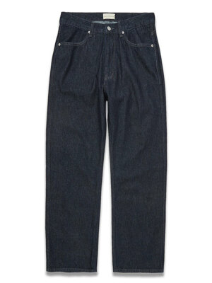 Isko wide denim pants (one-washed)