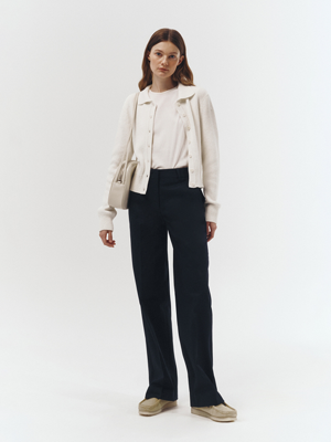 STRAIGHT CHINO PANTS FRENCH NAVY_UDPA3A205N2