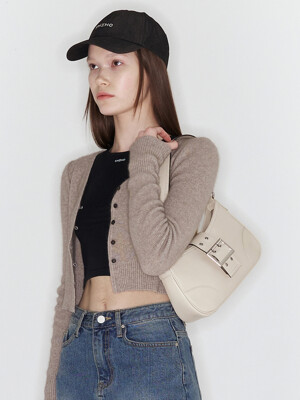 K23-BG001 / BUCKLE SHOULDER BAG