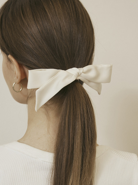 헤어액세서리 - 쎄꼰도 (Ssecondo) - Ribbon hairpin, Yumi (New colors)