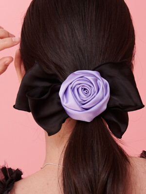 Blossom handmade ribbon Hairpin[3color]