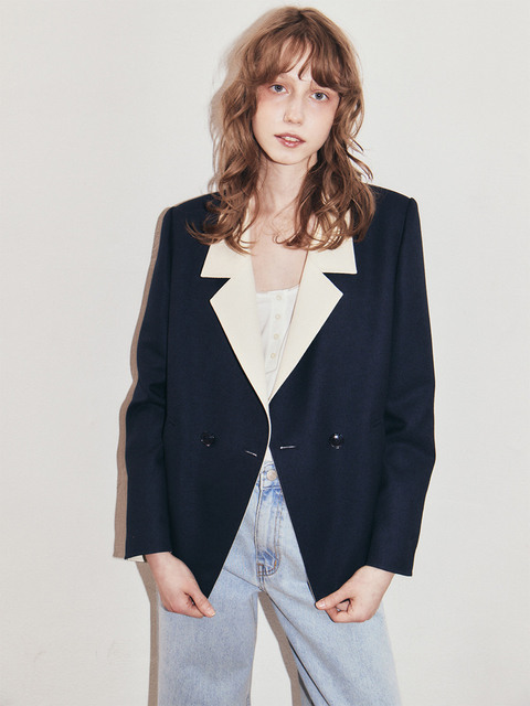 아우터 - 포니테일 (PONYTAIL) - Emma Double Jacket