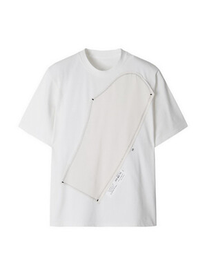 Jacket lining patched T-shirt _RJTCM21151WHX