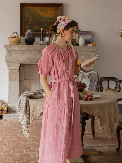 원피스 - 르니나 (LENINA) - YUNA 2-way shirring dress_2colors
