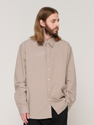 CB CITYBOY LONG SLEEVE SHIRT (D.BEIGE)