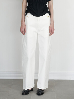 Blanc Wide Pants Ivory