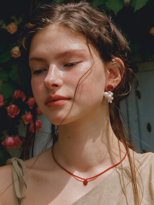 Rose Blossom Pearl Earrings_VH2435EA005M